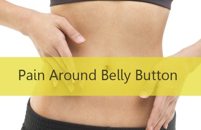 Sharp Pain Behind Belly Button Men